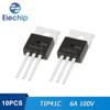 10PCS TIP41C TIP41 6A 100V TO-220 Triode Transistor