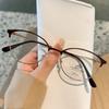 Ultra-light Half-frame Glasses For Women Myopia Can Be Matched With A Small-frame Small Face Eye Lens Frame 9015