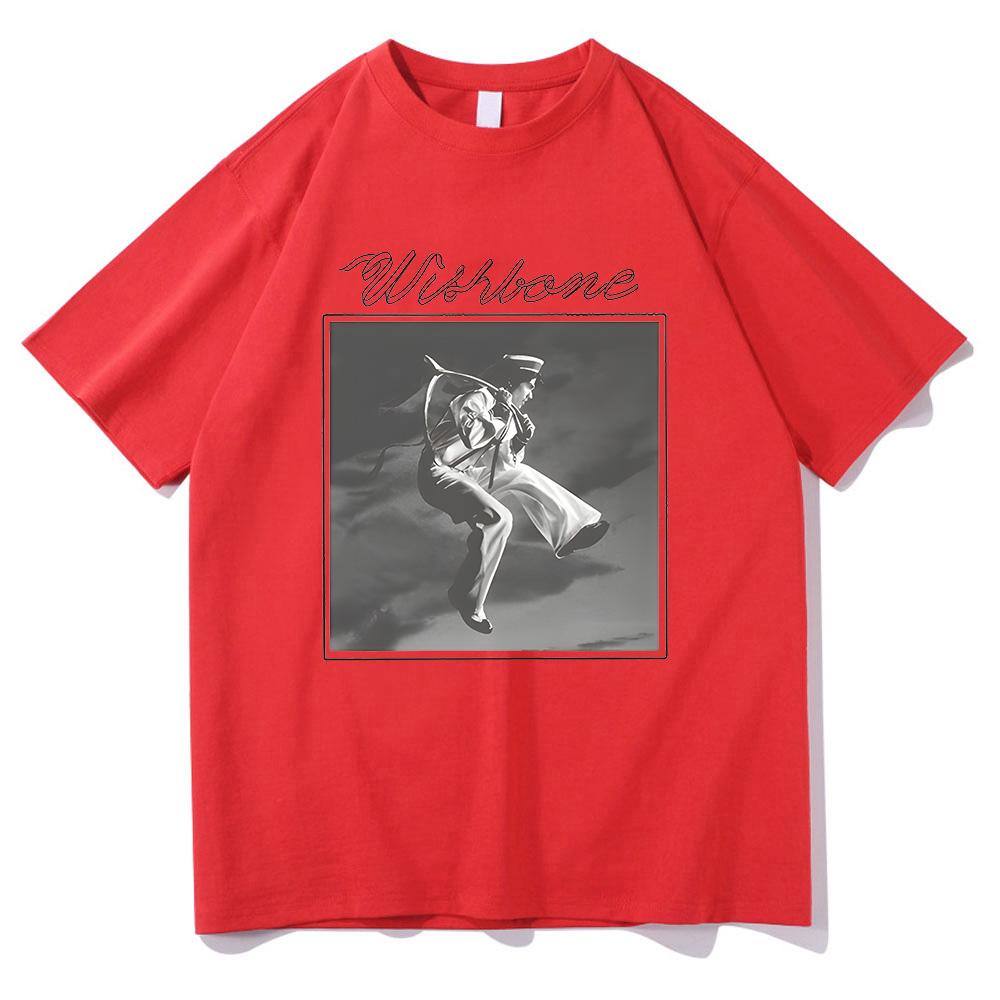 Конан Грей Wishbone Обложка альбома Футболка Мода Футболки из чистого хлопка Короткий рукав Лето Новинка Круглый вырез Y2K Топы Унисекс Одежда