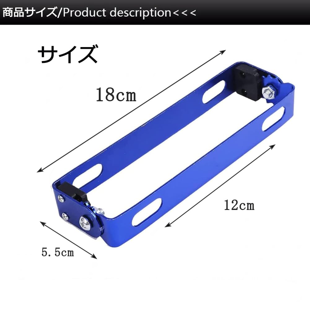 Motorcycle License Plate Motorcycle License Plate Bar Plate Bracket Stainless Steel Easy Installation Universal