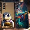 Милый Чехол-Черепашка для Samsung Galaxy S24 S23 S22 S20 S21 FE Ultra S24 S23 S10 S10E S9 S8 Plus 5G Силиконовый Чехол для Телефона Capa