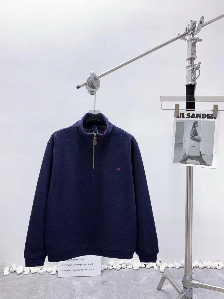 Унисекс RL Pony Logo Толстовка с застежкой-молнией на половину длины