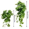 Украшение для дома Искусственные листья бегонии Зеленая настенная подвеска Венок Креативная растительная стена