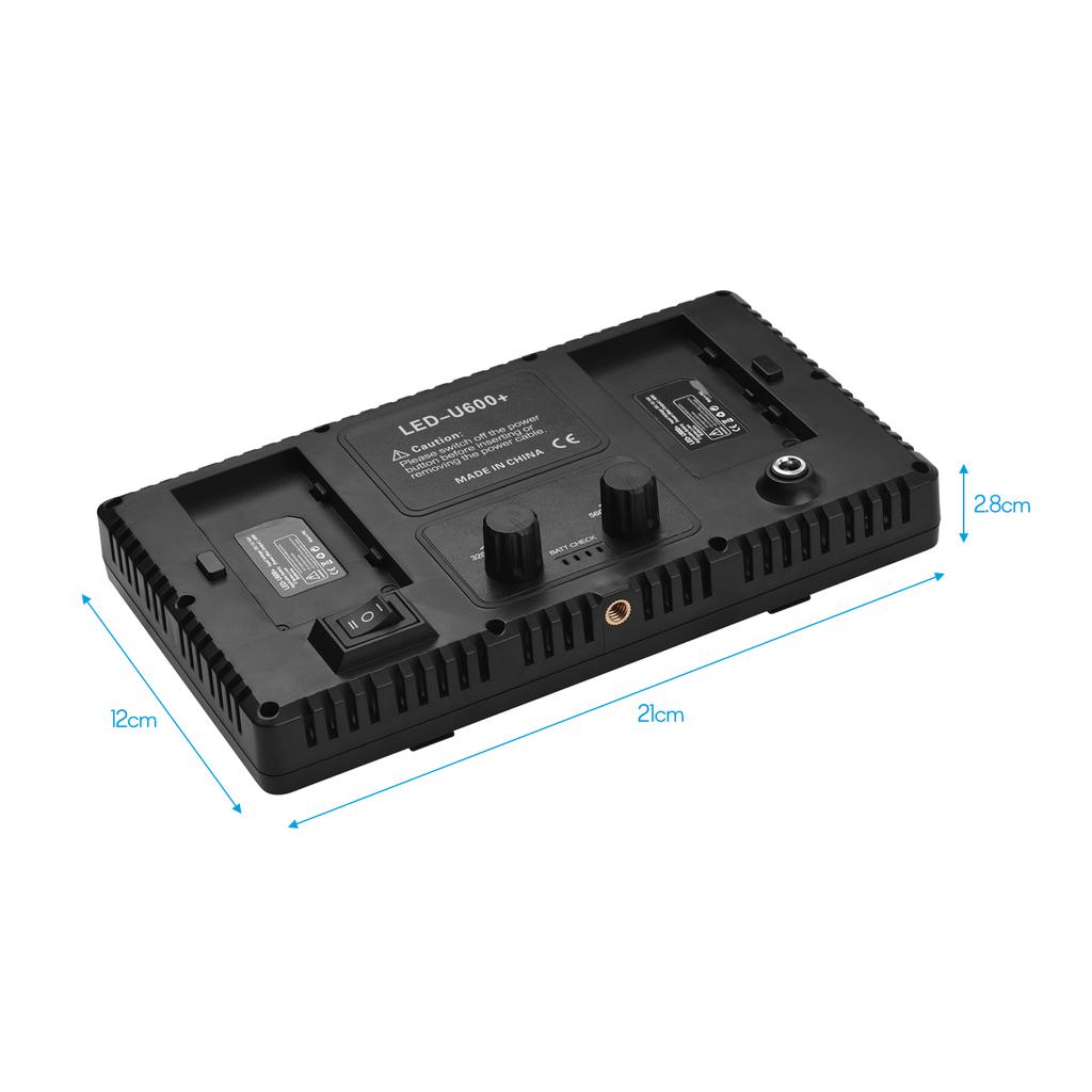 Andoer LED-600 LED Video Light Professional Photography Light Panel 480PCS Bright Light Beads