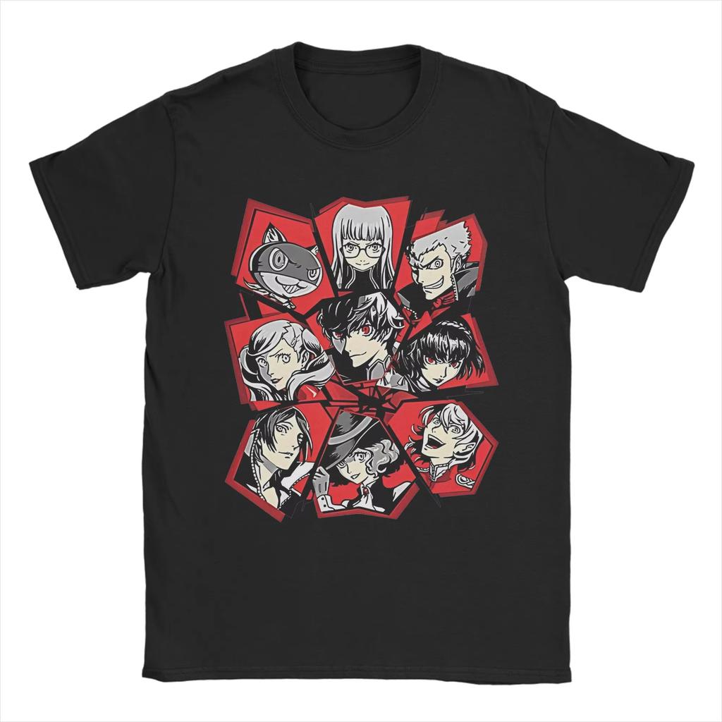 Persona 5 Queen Makoto Niijima Graphic T-shirt Vintage Washed Anime Merch Harajuku Unisex Oversized Cotton Short Sleeve Tee Tops