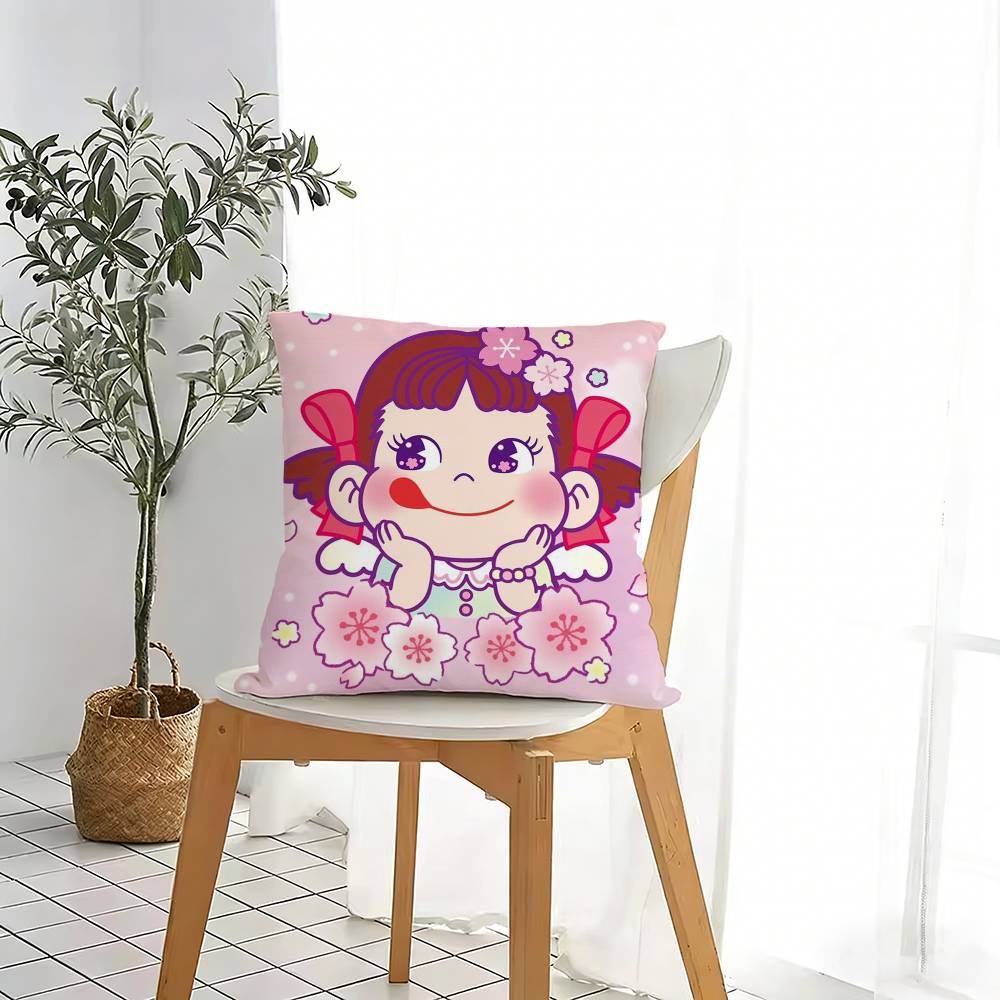 Milky Peko Chan Pillow Case Cushion Cover Throw Pillow Case For Car Sofa