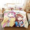 Новый комплект постельного белья Anime Girls The Demon Girl Next Door Single Twin Full Queen King Size Bed Set Adult Kid Bedroom Duvetcover Sets