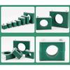 1pcs 6.4-44.5mm Diameter Pipe Bolted Plastic Clip Single Hole Standard Hydraulic Pipe Clamp Tube Fastener Assortment Kit Durable