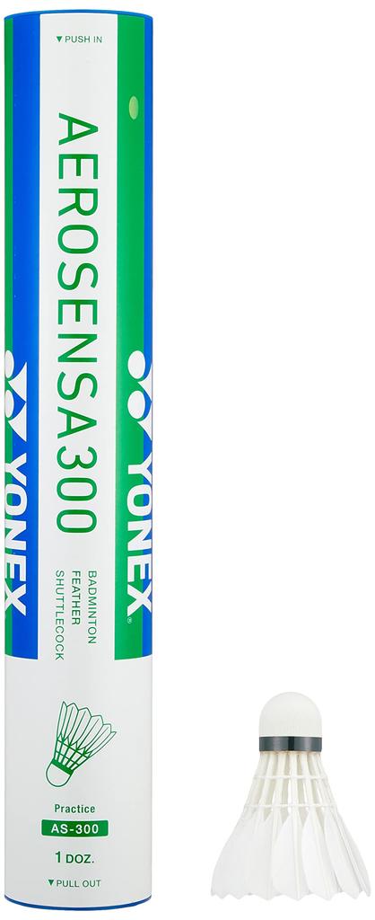 Yonex AeroSensor 300 Badminton Feather Temperature Indicator Number 4 Temperature AS300 Shuttlecocks, Shuttlecocks, 12-pack, (Optimal 17-23℃)