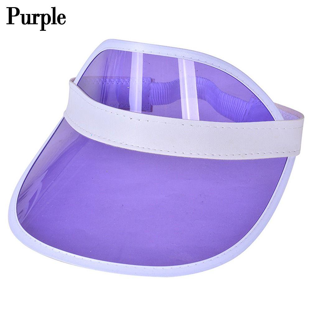 Пустая макушка Женская Мужская Прозрачная Велосипедная Солнцезащитная Шляпа Козырьки Летняя Бейсболка Защита от УФ Лучей Солнцезащитная Шляпа