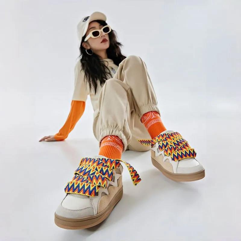 Kappa Textile , Synthetic Leather , Split Cow Leather Slip Resistant Breathable Low top Skateboard Shoes Unisex (Unisex) Skate Shoes