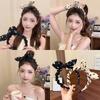 Elegant Polka Dot Bow Toothed Hairband For Women Girls Sweet Hair Ornament Headband Hair Hoop  Hair Accessories Gift