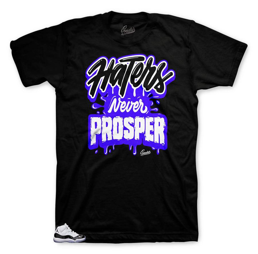 Shirt Match AJ Retro 11 Concord - Never Prosper Tee Shirt