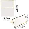 50Pcs Small Tent Card Place Cards Dining Table Decorations Seat Card Fashion Wedding Name Cards