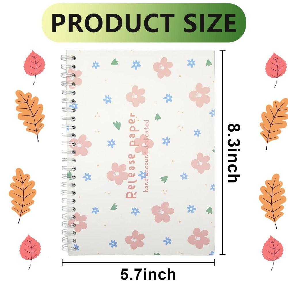 Многоразовый органайзер для наклеек Альбом для коллекционирования цветов Пустая книга для хранения Коллекция наклеек