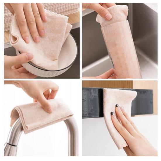 10 листов тряпок для мытья посуды из растительных волокон люффы, суперабсорбирующие, нет