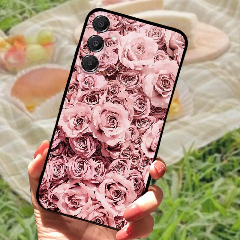 Чехол для Samsung A16 4G 5G Модный Роскошный Мягкий Силиконовый Чехол для Телефона для Samsung Galaxy A26 A36 A56 5G Ударопрочный Fundas Чехлы