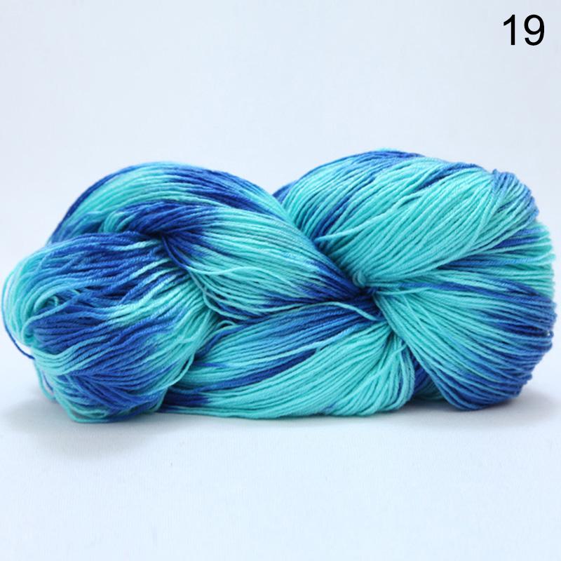 1Roll DIY Yarn Multicolor Knitting Wool Hand Crocheted Cotton Wool Yarn Baby Scarf Soft Warm