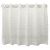 SunnyDayFabric Прозрачное кафе Ширина примерно 110 см x 70 см Белый с бордюром Штора, Длинная,