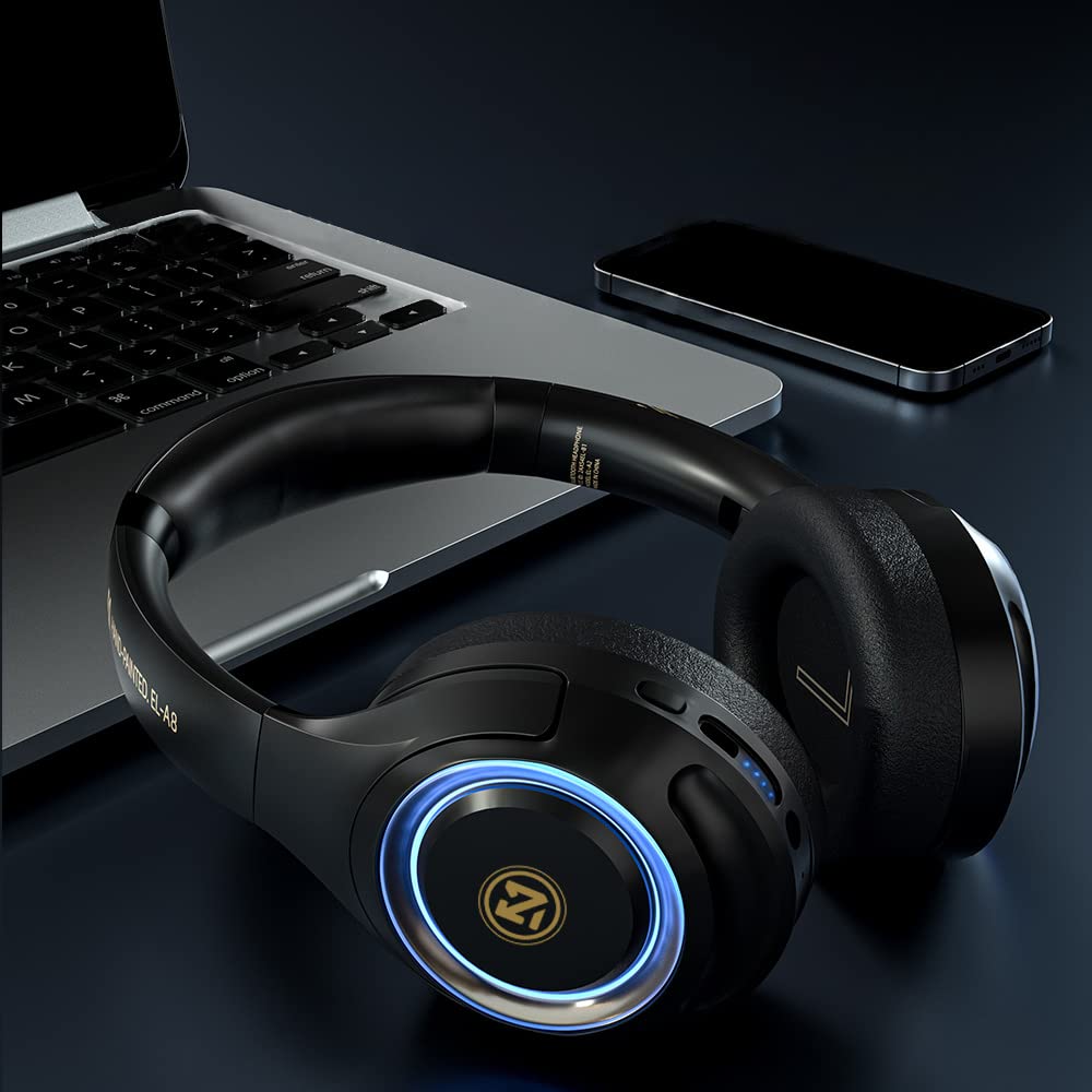 okcsc A8 Gaming Wireless SD Card Low Approximately 50 Hours of Continuous Voice Compatible with and with Beige Headset, Bluetooth, Closed-Back,
