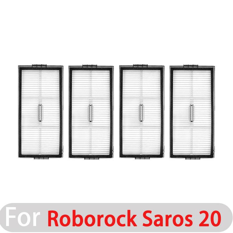 Roborock Saros 20 Robot Vacuum Cleaner Accessories Main Side Brush Mop Cloth Hepa Filter Dust Bag Replacement Spare Parts
