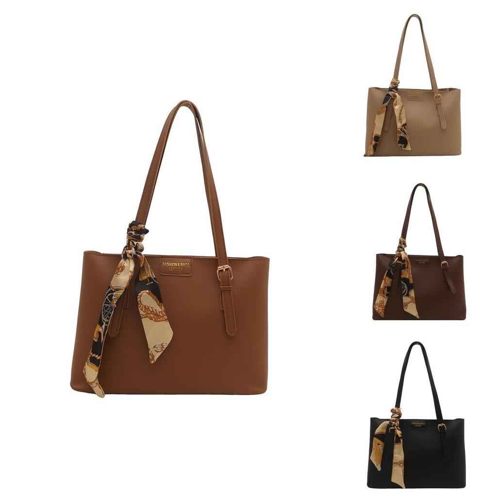 Chic And Elegant Large Capacity Pu Tote Bag For Women Perfect For Daily Commute