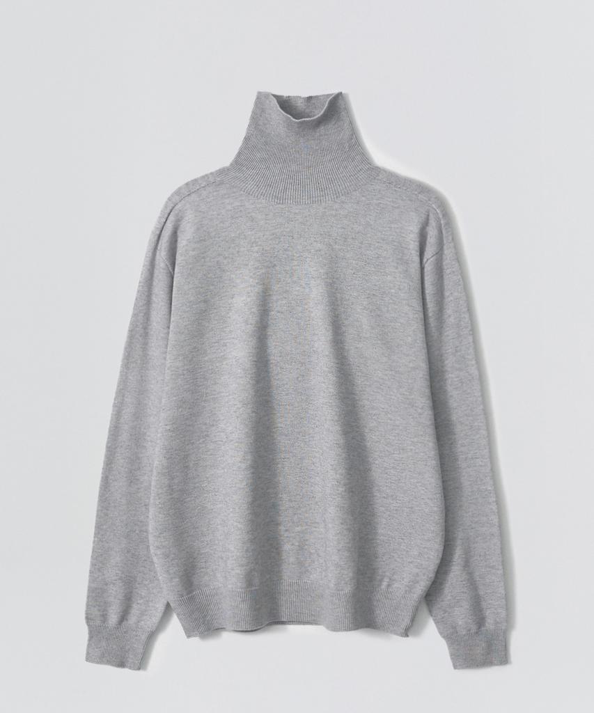 EZIO WOMEN W Seamless Turtle Knit_Melange Gray