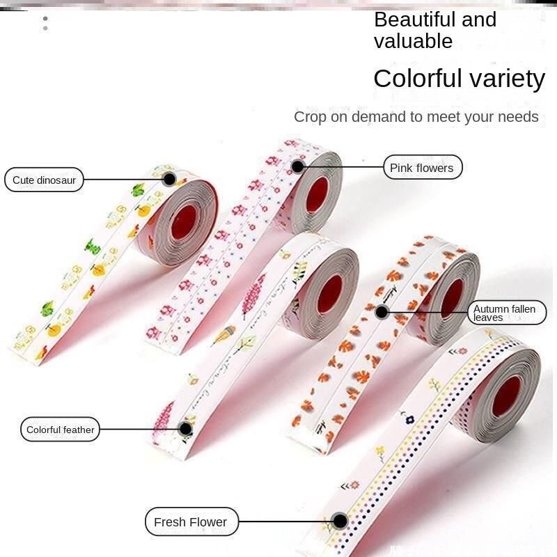 Водонепроницаемая наклейка на стену из ПВХ для кухни, водонепроницаемая наклейка для туалета, швея, бесшовная наклейка для раковины в ванной, против плесени