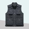 Spring And Autumn Men'S Vest Mesh MultiPocket Tooling Photography Fishing Reporter Outdoor Vest