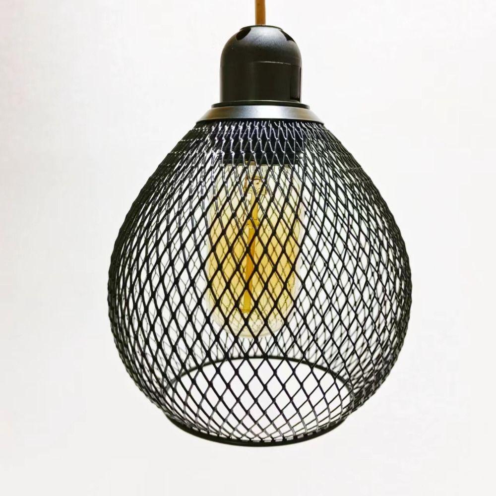 Железный Подвесной Абажур Ажурный Абажур Люстры Ракушечные Плафоны Ресторан