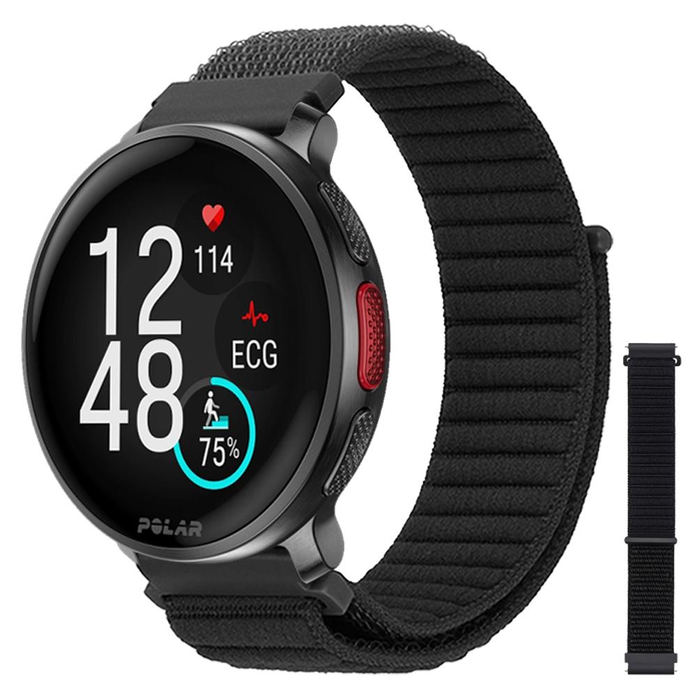 Нейлоновый ремешок 20/22 мм для POLAR VANTAGE V3 M3 M2 M / UNITE Браслет-ремешок IGNITE 3 2 / GRIT X X2 Pro Titan Спортивный дышащий ремешок