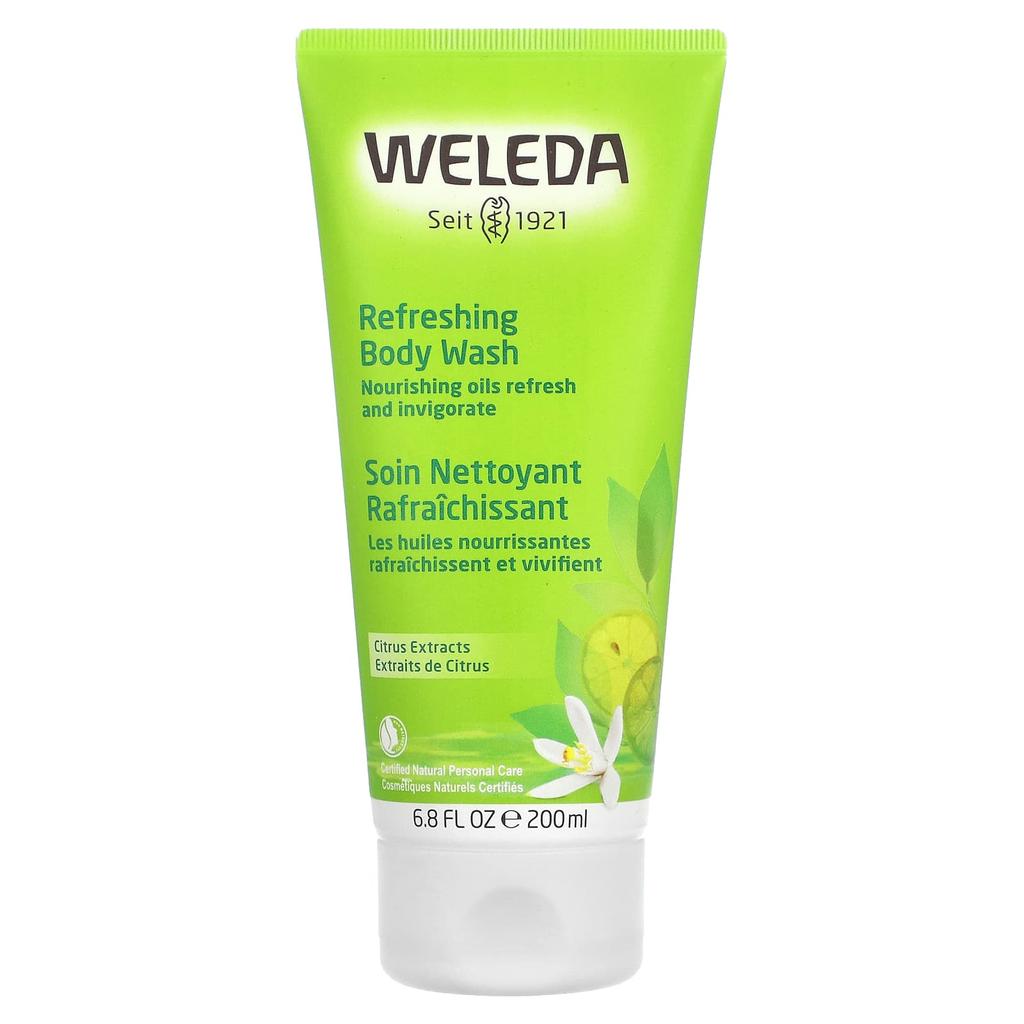 Weleda Refreshing Body Wash, Citrus Extract, 6.8 Fl Oz (200 Ml)