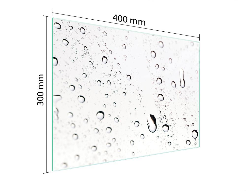 СТЕКЛЯННАЯ ДОСКА ДЛЯ НАРЕЗКИ 40x30 КАПЛИ
