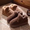 Indoor Plush Slippers For Women Men With Anti Slip Eva Sole Warm Thick Bottom Home Comfort