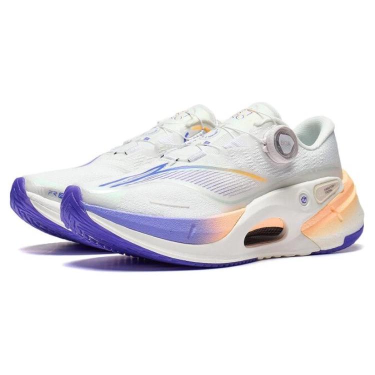 Li Ning Furious Rider 7.0 PRO V2 Повседневные износостойкие низкие кроссовки для бега Женские Слоновая кость ARZT010-1