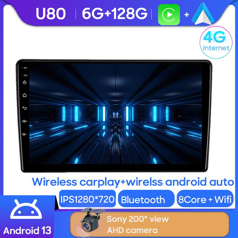 Android Мультимедиа Для Opel Vectra 3 C 2002 - 2008 Автомобильный Стерео Процессор Радио QLED Плеер Навигация Carplay Авто HDR Камера WIFI Экран