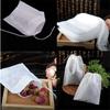 100 Pcs Empty Loose Tea Bag Scented Tea Bags Drawstring Pouch Bag Seal Filter for Herb Spice Household Accessories Supplies