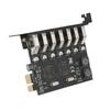7Port Expansion Card PCB PCIExpress to USB3.0 for NEC Main Control Board for Computer