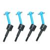 VGEBY 4pcs Metal Universal Drive Shafts CVD 70mm TT02 RC Car Upgrade Parts Aluminum Alloy 1/10 (Blue)
