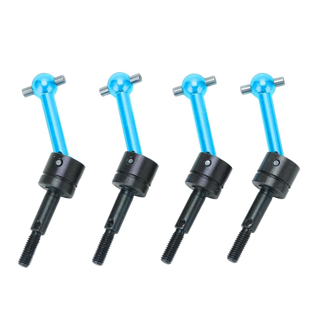 VGEBY 4pcs Metal Universal Drive Shafts CVD 70mm TT02 RC Car Upgrade Parts Aluminum Alloy 1/10 (Blue)