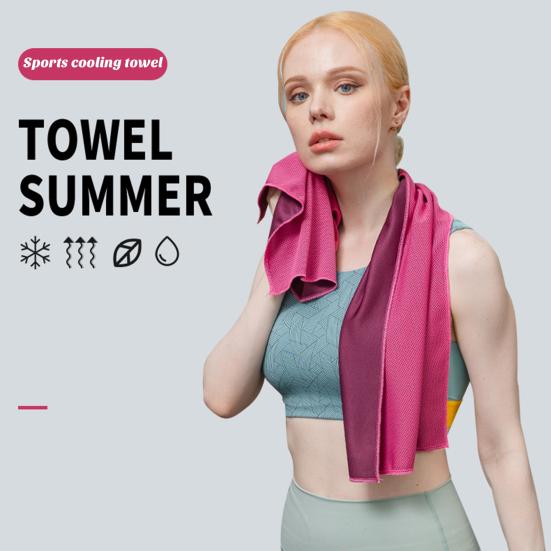 Workout Cooling Towel Three-layer Super Soft Friendly To Skin Quick-drying Moisture-wicking Breathable