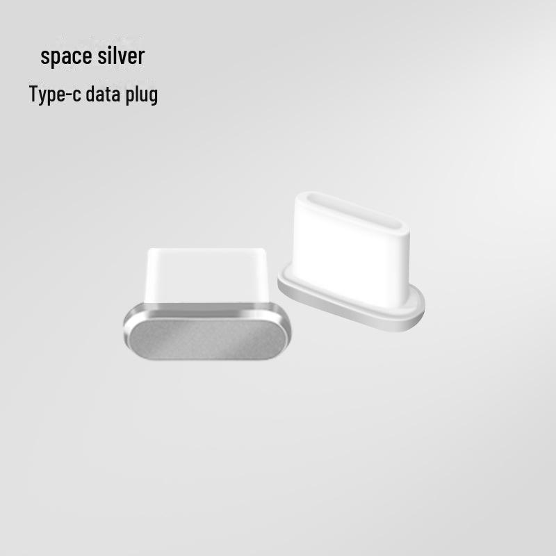 Универсальная металлическая пылезащитная заглушка USB Type-C для Huawei — защищает порт зарядки и разъем для наушников