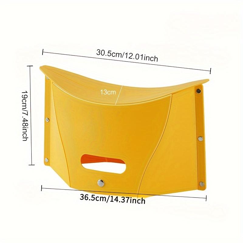 1 многофункциональный овальный складной табурет из полипропилена, переносной табурет для рыбалки на открытом воздухе, прочная пластиковая подставка для ног