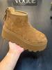 [Ушилай] женские зимние ботинки на толстой подошве 2025 новая осень и зима универсальные повседневные короткие ботинки бархатные ботинки Мартин