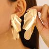 Fashion Metal Geometric Earrings Women's Irregular Metal Sequin Earrings Exaggerated Earrings
