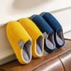 Women's and Men's Thick-Soled Cotton Slippers for Autumn/Winter - Cute Indoor/Outdoor Couple Style.