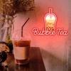 Неоновая вывеска Bubble Tea, индивидуальный чай Boba Tea с молоком, светодиодный неоновый свет, напитки, кофейный бар, магазин, настенный декор, искусство, персонализированный ресторан, приветствие, кофе, десерт