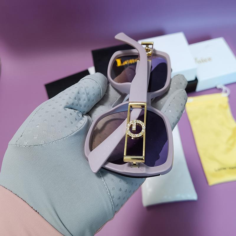 Солнцезащитные очки женские очки высокого класса солнцезащитные очки с защитой от ультрафиолета большая оправа круглое лицо тонкие солнцезащитные очки