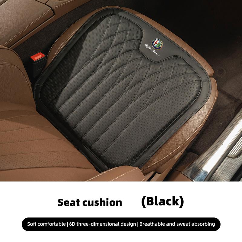 Car Dedicated Seat Cover Memory Sponge Lumbar Support For Alfa Romeo Giulia Stelvio Giulietta 156 159 147 Tonale Brera DiscoTM6