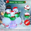 Inflatable Toys Christmas Decorations Gingerbread Man Snowman Arch Built-in LED Lights Model Party Xmas Holiday Decor Ornaments
